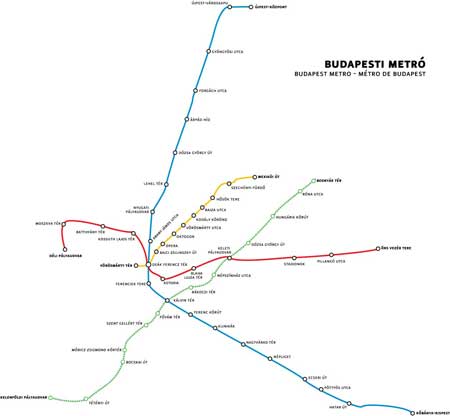 Harta Metrou Budapesta Harta Metrou Budapesta
