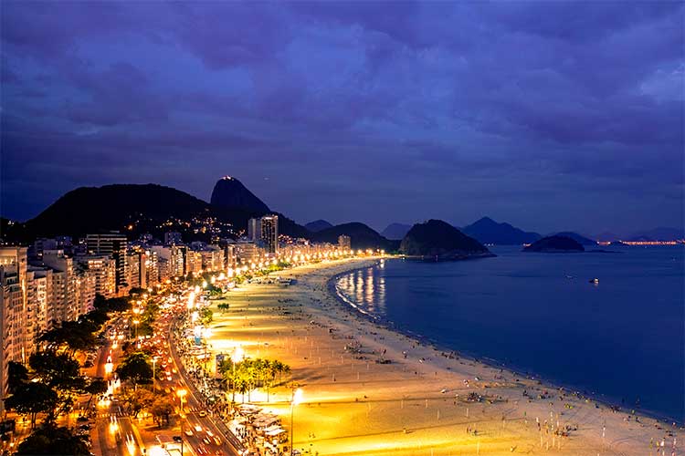 Plaja Copacabana din Rio