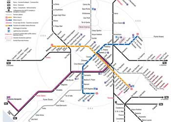 Harta Metrou Roma