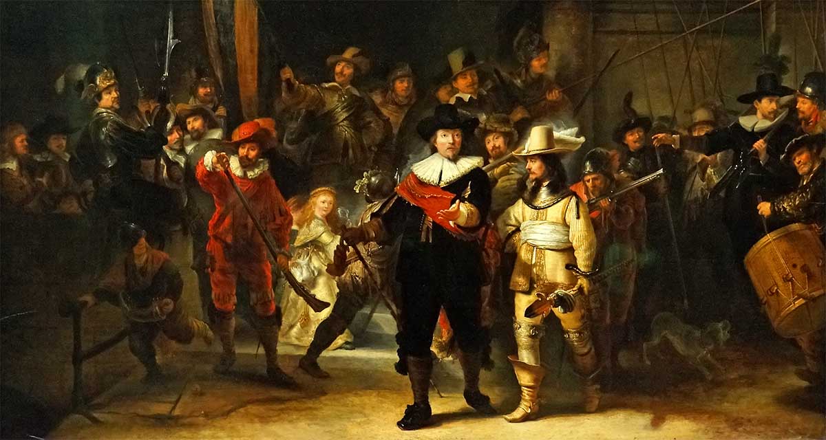 Rondul de Noapte de Rembrandt van Rijn