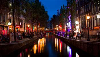 obiective turistice Amsterdam - Cartierul Rosu