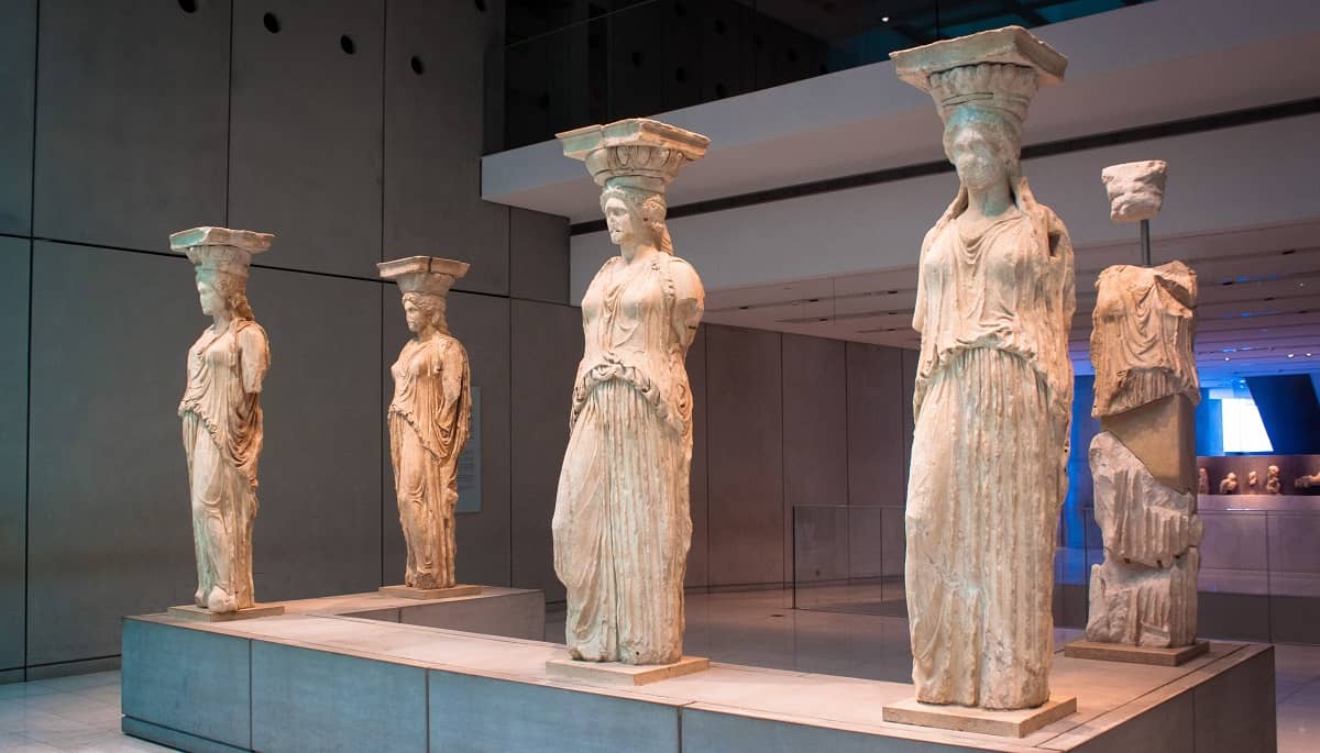 Cariatidele de la Muzeul Acropole din Atena