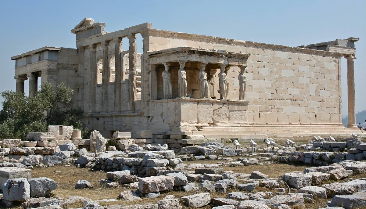 Erechtheion de pe Acropola din Atena