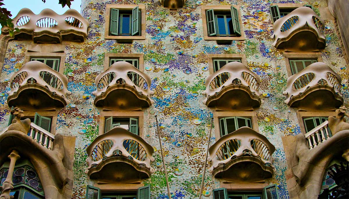 Casa Batllo din Barcelona - Fatada