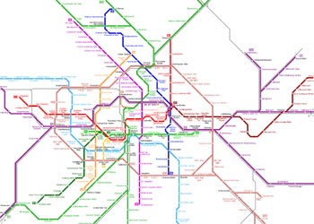 Harta metrou Berlin