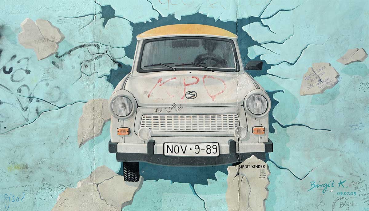 Graffiti pe Zidul Berlinului