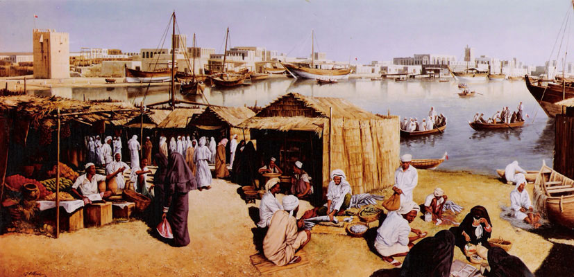 Vechea piata din Dubai