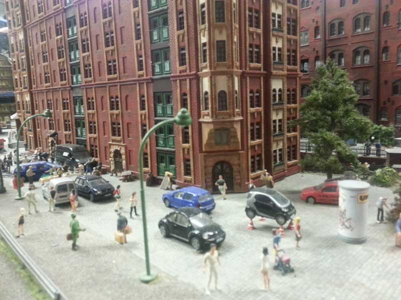 Strada din Hamburg la Muzeul Miniaturilor
