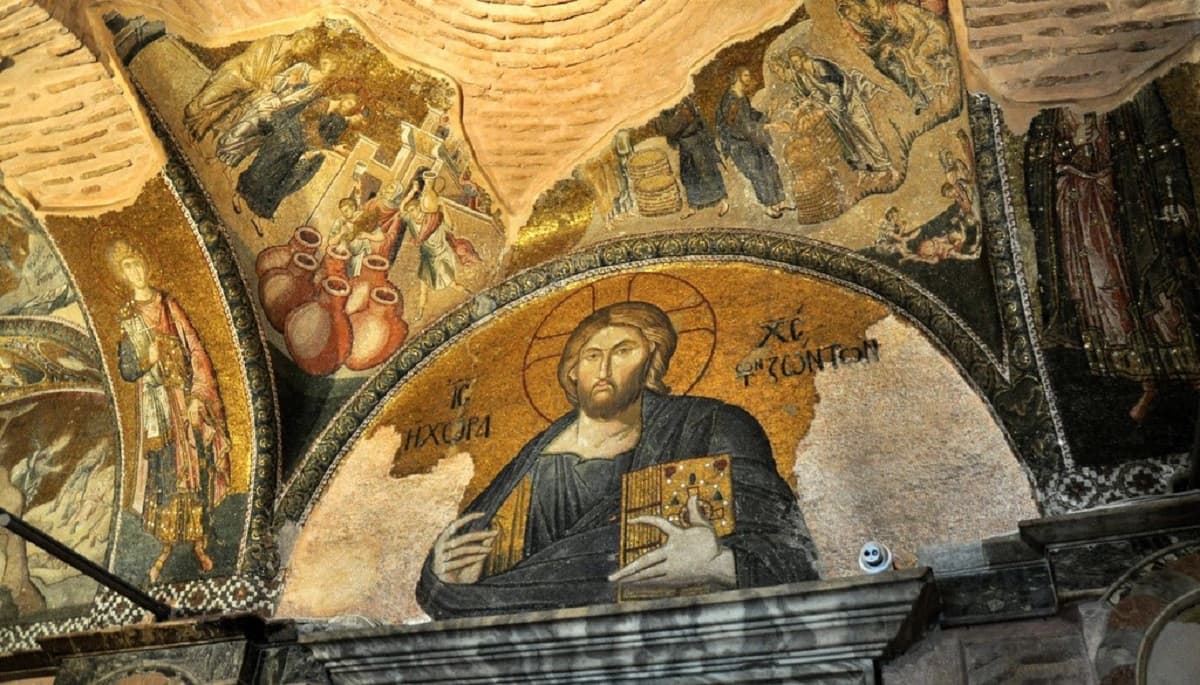 Biserica Chora din Istanbul - Icoana cu Isus Cristos