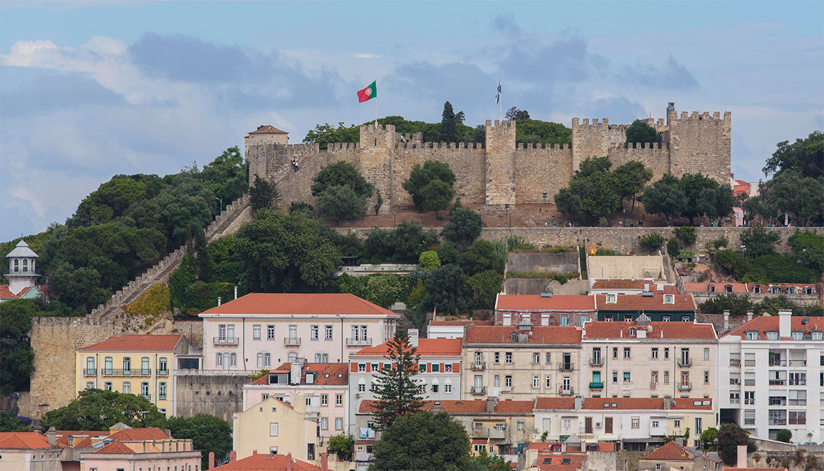 Castelo de Sao Jorge din Lisabona