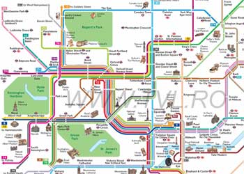 Harta metrou Londra