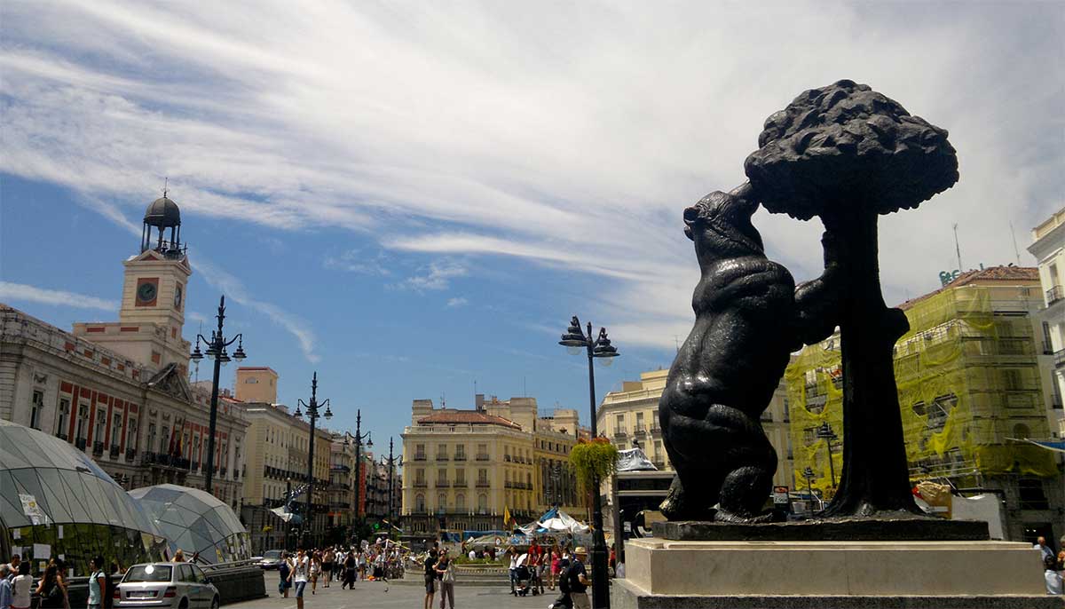 Puerta del Sol din Madrid