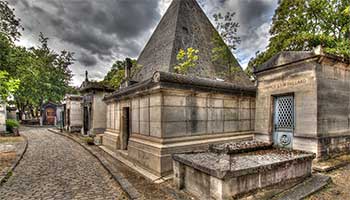 obiective turistice Paris - Cimitirul Pere Lachaise