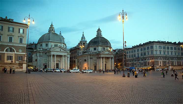 Piazza del Popolo din Roma