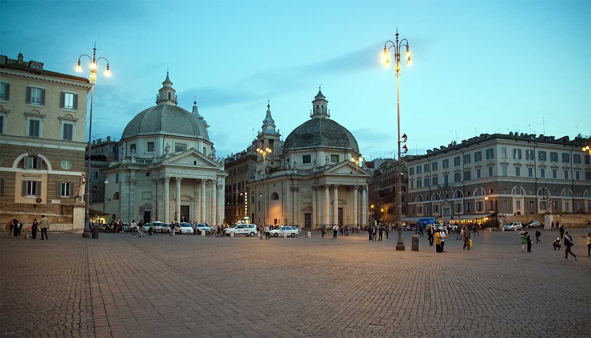 Piazza del Popolo din Roma