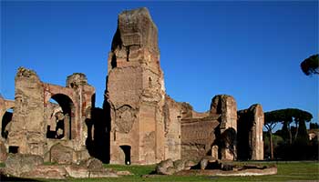 obiective turistice Roma - Termele lui Caracalla