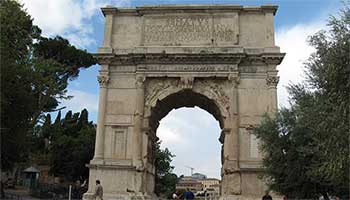 obiective turistice Roma - Arcul lui Titus