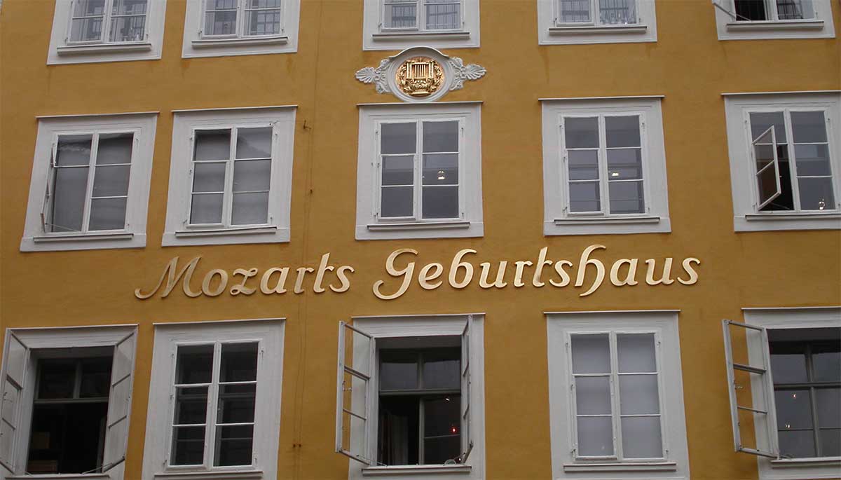 Casa lui Mozart din Salzburg