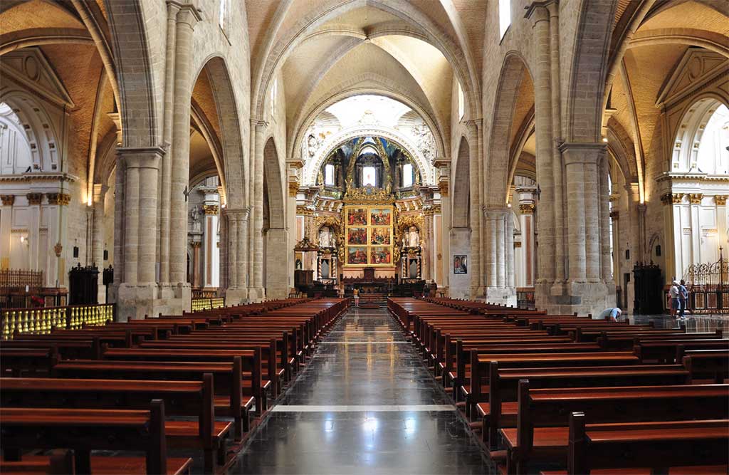 Interiorul Catedralei din Valencia